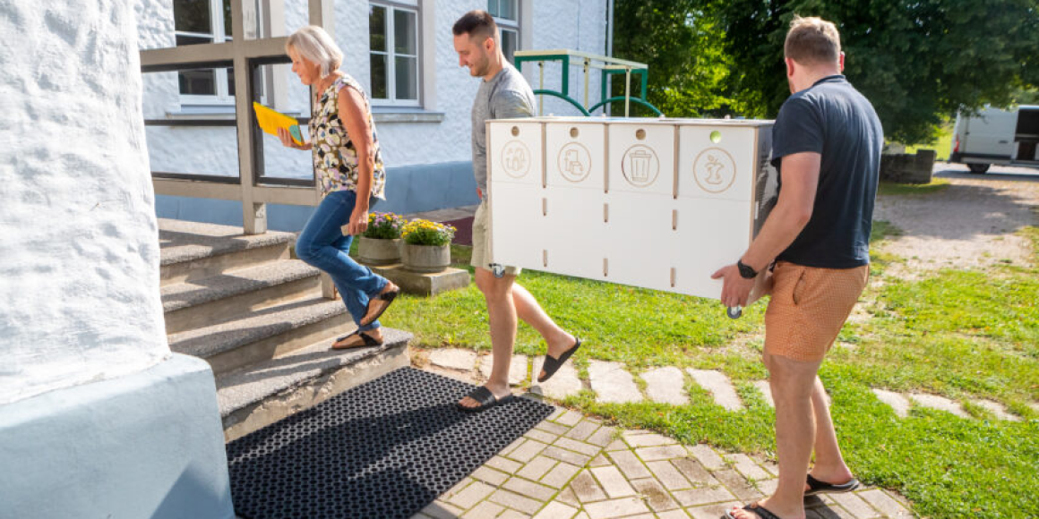 Eesti Ringmajandusettevõtete Liit kutsub üles Saaremaa ettevõtteid toetama Saaremaa koolidele sorteerimiskappide soetamist